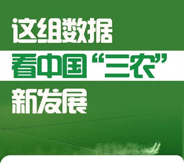 从这组数据，看中国“三农”新发展